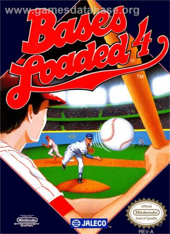 Cover Bases Loaded 4 for NES